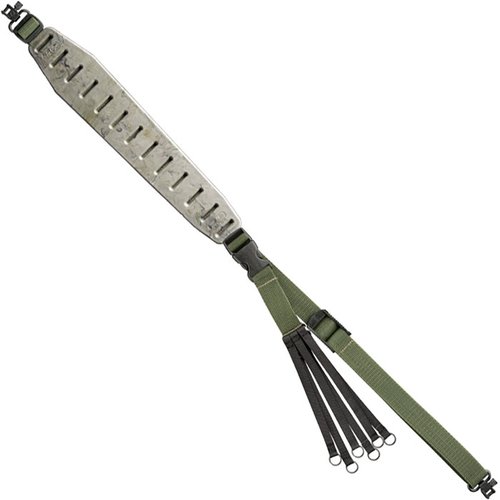 Quake Claw 2.0 Game Hauler Sling med spänne bär både vapen och fångst, håller händerna fria och har en gummibelagd rem för ökad komfort.