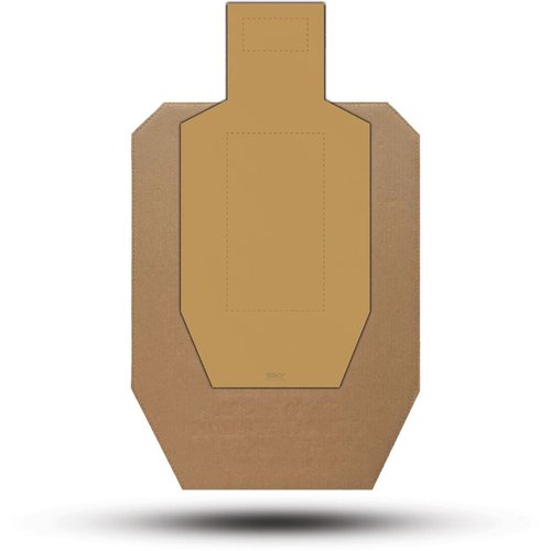 Uppgradera din träning med STKY Targets IPSC A & C Zone Adhesive Refacing Targets. Snabb och enkel installation med självhäftande baksida, perfekt för realistisk träning.