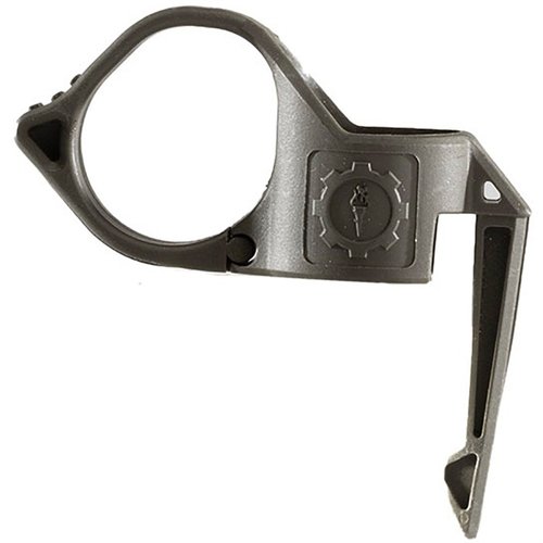 SWITCHBACK 2.0 ger en säker och ergonomisk grip för taktiska ficklampor, med en mångsidig finger ring och kraftig pocket clip för snabb åtkomst och användning.