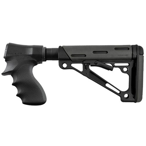 HOGUE® BUTTSTOCK ADAPTER för Remington 870® erbjuder lättviktsdesign, perfekt passform, dämpad rekyl och flera monteringsalternativ för optimal användning.