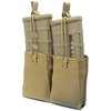 GBRS Group Double Rifle Magazine Pouch erbjuder MOLLE/BELT-kompatibilitet, bungee retention för säkerhet och en smidig dragning av standard AR-15/AK-47 magasin.