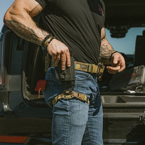 GBRS Group Leg Strap Kit ger justerbar höjd och stabilitet för din holster, tillverkad av Tegris och kompatibel med True North Concepts MHA och andra adaptrar.