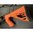 ADAPTIVE TACTICAL, LLC EX PERFORMANCE ADJ PISTOL GRIP STCK FOR REMINGTON 870 ORANGE
