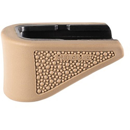 Uppgradera din Glock 42 med Hogue OverMolded Grip Extension Pad för bättre grepp, ergonomi och skydd av magasinet vid snabba omladdningar.