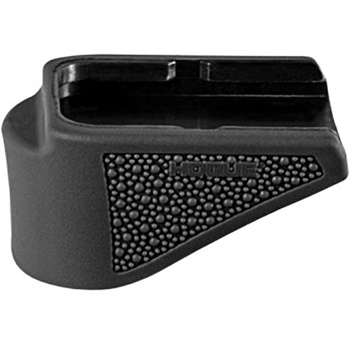 HOGUE® OVERMOLDED® Grip Extension Pad ger bättre grepp och kontroll på din Glock 26, skyddar magasinet och är enkel att installera för ökad ergonomi.