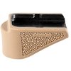 Förbättra ergonomin på din Glock 26 med Hogue OverMolded Grip Extension Pad som ger extra fingergroove, ökad kontroll och skydd för magasinet.