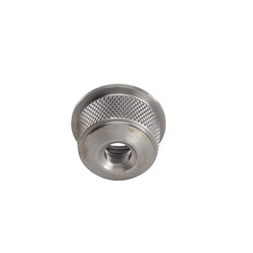 Remington 20 GA Magazine Cap med swivel hole för LT-20, säkerställer korrekt barrel seating, möjliggör sling attachment och har en elegant silverfinish.