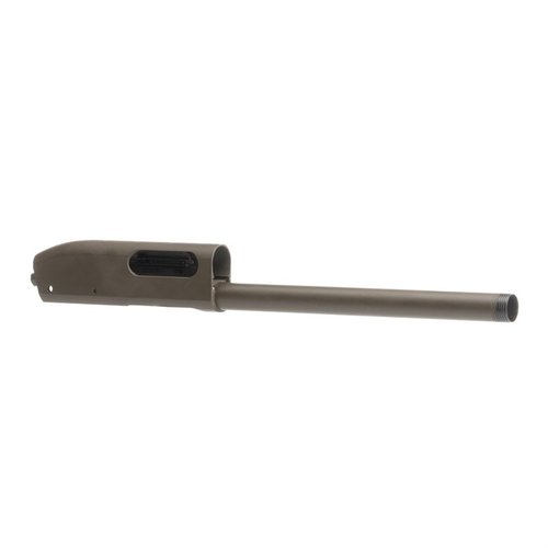 Uppgradera din Remington 870 med denna 12 GA Stripped Receiver med integrerad mag tube, tillverkad av robust stål och i hållbar Patriot Brown finish.