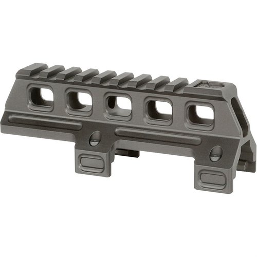 Uppgradera din HK MP5/MP5K med Midwest Industries Optic Mount för enkel installation, ergonomisk design och robust konstruktion för pålitlig precision.