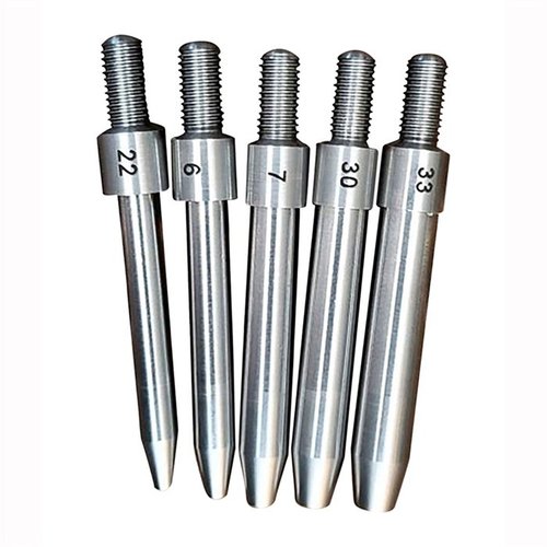 L.E. WILSON Expanding Mandrels för 270 kaliber säkerställer en konsekvent nackdiameter på nya hylsor, vilket ger bättre nackspänning och mer exakt seating depth.