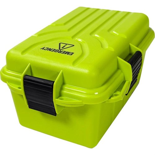 MTM EB2 Emergency Box är vattentålig med O-ring, högkvalitativ polypropylen och padlock-fästen, perfekt för att organisera dina nödvändigheter.