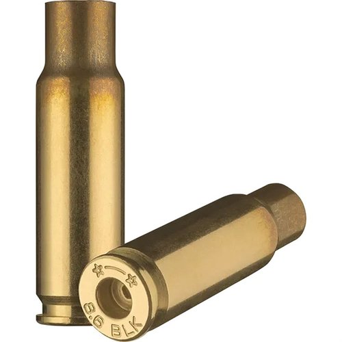 STARLINE 8.6 BLACKOUT BRASS erbjuder en .338" kula för subsoniska och supersoniska tillämpningar, perfekt för AR-10 och bolt action gevär. 100 stycken per påse.
