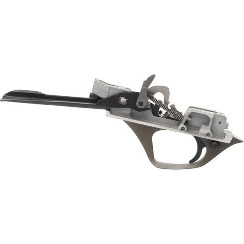 Remington 12GA Trigger Plate Assembly för Versa Max II erbjuder en komplett lösning för att ersätta skadade delar, med rätt-hands säkerhet och fabriksspecifikationer.