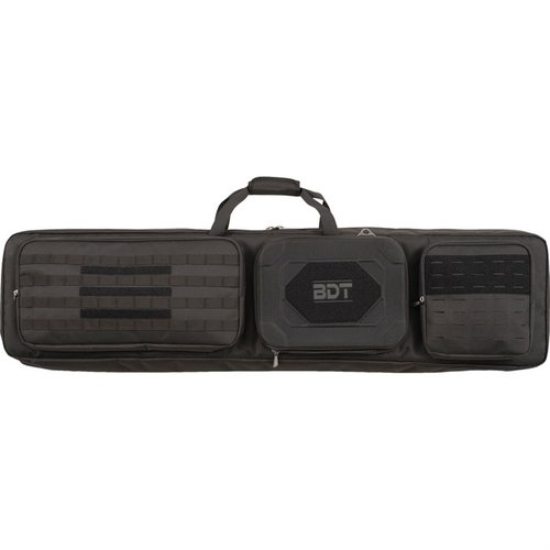 BULLDOG CASES 48" Double Suppressor Tactical Rifle Case erbjuder skydd för AR-15s och PCCs med värmebeständig ficka, extra förvaring och balanserade handtag.