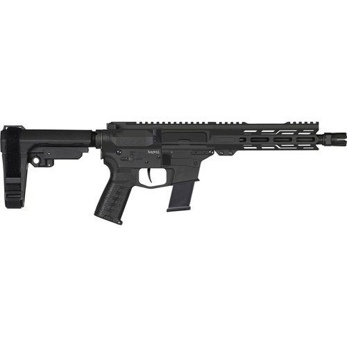 CMMG MK10 BANSHEE 10MM ACP är en pålitlig semi-automatisk pistol med 8" pipa, Radial Delayed Blowback-system och plats för Glock-magasiner.