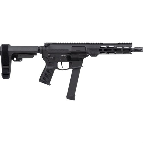 CMMG MKGS BANSHEE 9mm pistol med 8" pipa, Radial Delayed Blowback-system och M-LOK handguard, perfekt för personlig försvar och anpassning.
