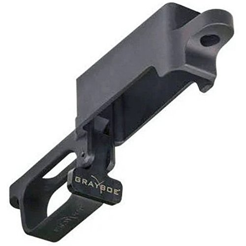 GRAYBOE TYPE 3 Detachable Box Magazine Well för Remington 700, anodiserad svart, kompatibel med AICS magasin, CNC-maskinerad och ambidextrous.