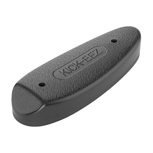 KICK-EEZ recoil pad i Sorbothane absorberar rekyl och har en diagonalt skuren design som gör det enklare att skjuta utan att fastna i kläderna.