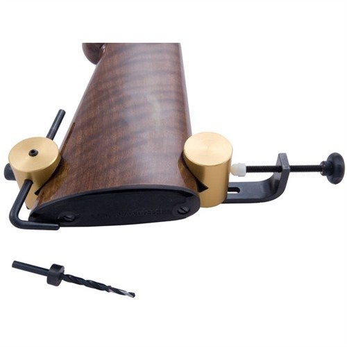 SLING SWIVEL DRILL JIG från KLEINENDORST säkerställer exakt borrning av swivel stud-hål med automatisk självcentrering och djupindikator för perfekta resultat.