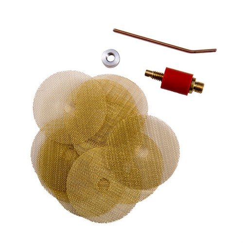 LEWIS LEAD REMOVER effektivt tar bort svår bly- och wad-beläggning från din bössa utan att skada rör eller lands. Passar med 8-32 trådar och inkluderar specialvävda mässingslappar.