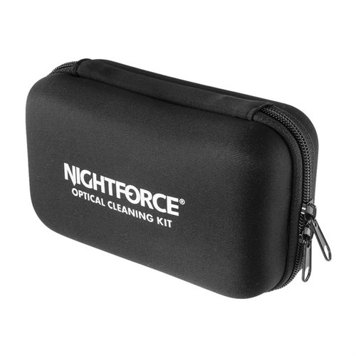 Nightforce Professional Optical Cleaning Kit innehåller allt för att hålla dina högkvalitativa optik rena och i fokus, inklusive rengöringssprayer, microfiberdukar och mer.
