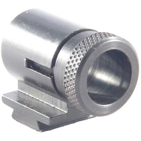 Lyman RIFLE TARGET FRONT SIGHT 17 AMI är en lågprofil, helt stålframsyn med åtta utbytbara siktsinsatser, låsta med en gängad kapsel för säkerhet.