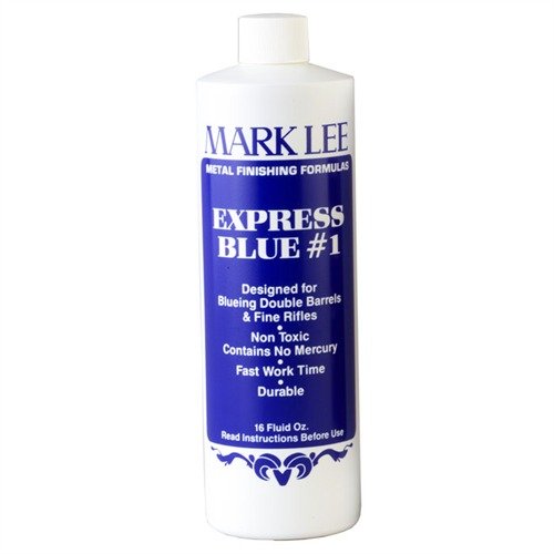 EXPRESS BLUE #1 ger snabb och enkel bluing med propane torch. Få högkvalitativa, vackra färger utan långvarig rostning. Fullständiga instruktioner ingår.