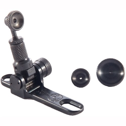 Ger en autentisk känsla till pump- och hävstångsgevär, förbättrar siktdefinition och målupptäckte, med justerbar konstruktion i stål för ökad noggrannhet.