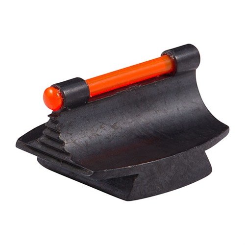 Precisiontillverkade sikten i stål med blå finish, tillgängliga i orange eller grön fiberoptik, perfekt för både rampbaserade och utan ramp.