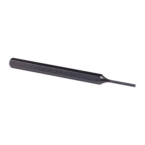 MAYHEW STEEL SINGLE PIN PUNCHES är tillverkade av verktygsstål med knurlad kropp, perfekta för precisionsarbete och passar alla storlekar och behov.