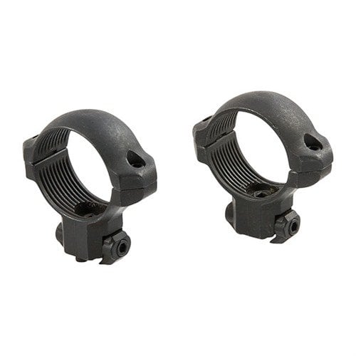 30MM LOW MATTE TIKKA RINGS erbjuder en låg profil och en matt finish, vilket ger en stabil och hållbar montering för precision och pålitlighet vid skytte.