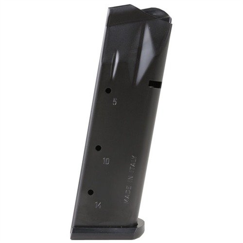 PARA P14 14RD 45ACP MAGAZINE från MEC-GAR är tillverkad av certifierat kolstål, TIG-svetsad och värmebehandlad för hållbarhet, perfekt för pålitlig prestanda.