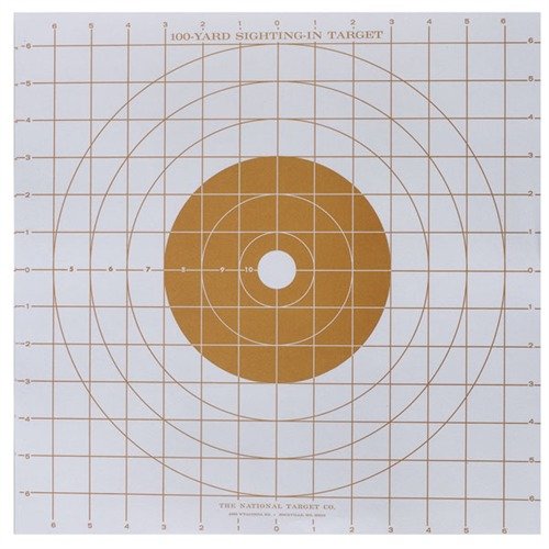 SIGHT-IN-TARGETS ST-3 erbjuder hög kontrast för exakt siktjustering med en tydlig röd bullseye, perfekt för både järnsikten och kikarsikten.