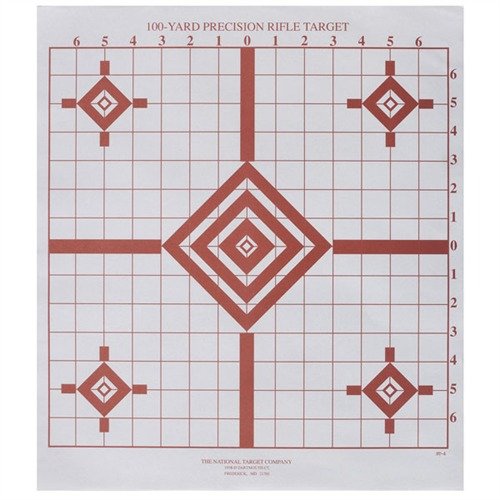 SIGHT-IN-TARGETS ST-4 erbjuder en högkontrast design med fluorescerande röd färg för exakt siktjustering och fem separata siktpunkter för flera skott.