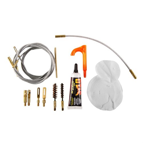 Rengör ditt vapen med OTIS universella gevärrengöringskit. Inkluderar Memory-Flex® kabelstänger, O85® Ultra Bore™ lösningsmedel och mer. Perfekt för alla kalibrar. 🛠️🔫 Lär dig mer!
