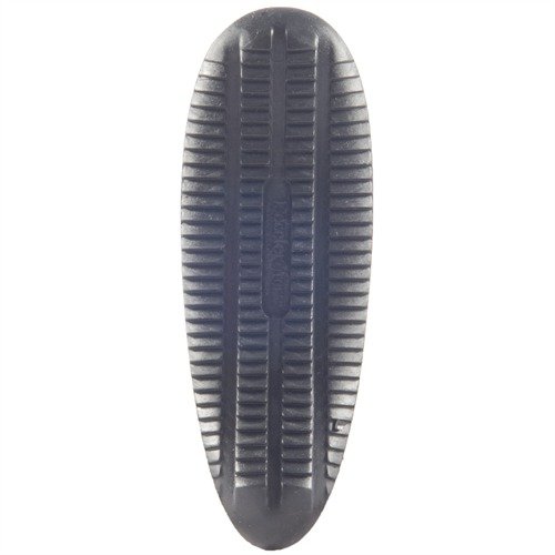 D550 Decelerator Recoil Pad erbjuder utmärkt recoil-absorbering med en slät yta och solid svart bas, perfekt för trap-skytte utan vit linje.