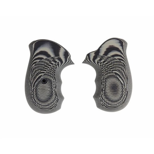 Pachmayr Smith & Wesson J-Frame G10-grepp erbjuder hållbarhet med väder- och kemikaliebeständig G10-fiberglaslaminat och en checkermönstrad yta för bra grepp.