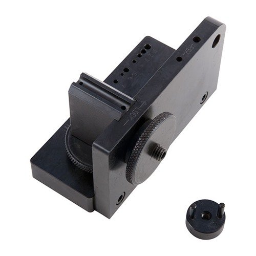 Spara tid och pengar med denna stoning fixture som erbjuder en exakt och upprepningsbar inställning för hammare och sear på flera vapen.