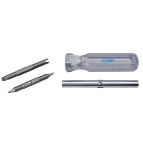 SIG COMBO TOOL är ett mångsidigt verktyg med ett stort, lättgreppat handtag som utför flera underhålls- och reparationsuppgifter, perfekt för både bänken och fältet.