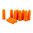 SAF-T-TRAINERS Dummy Rounds 25 ACP i orange plast för säker träning. Perfekt för myndigheter och utbildning. Köp nu och förbättra din färdighet! 🔫💥