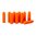 SAF-T-TRAINERS dummy rounds för 44 Magnum i orange plast. Perfekt för träning utan förväxlingsrisk. Köp 10-pack nu! 💥🔫 #träning #säkerhet