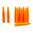 SAF-T-TRAINERS Dummy Rounds i orange från Precision Gun Specialties för .17 HMR. Perfekt för träningsändamål. Köp 10-pack nu! 💥🔫