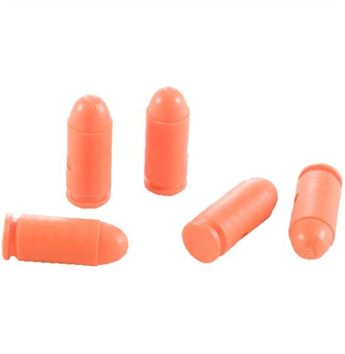 SAF-T-TRAINERS dummy rounds i orange plast för träning, tydlig skillnad mot skarpa patroner, perfekt för Immediate Action-träning. 50 per förpackning.