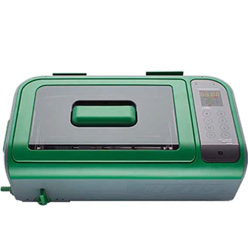 RCBS Ultrasonic Case Cleaner-2 har en stor kapacitet på 6,3 quart, rengör brass snabbt och effektivt med två keramiska värmare och intuitiv LED-display.
