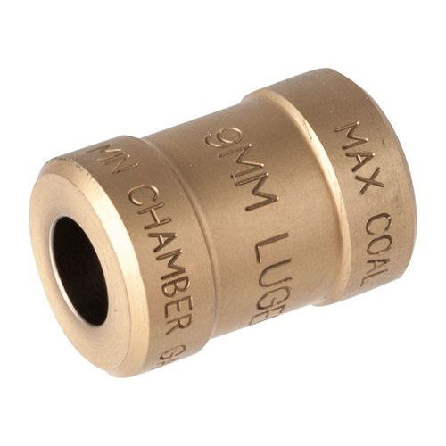 RCBS Pistol Chamber / Cartridge Gauge kontrollerar snabbt hylslängd, diameter och total längd på din handladdade pistolammunition för perfekt passform.