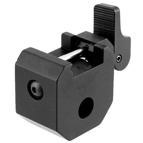 Denna Picatinny QD Bipod Adapter från Sinclair International gör det enkelt att fästa och ta bort din bipod snabbt på alla vapen med Picatinny rail.