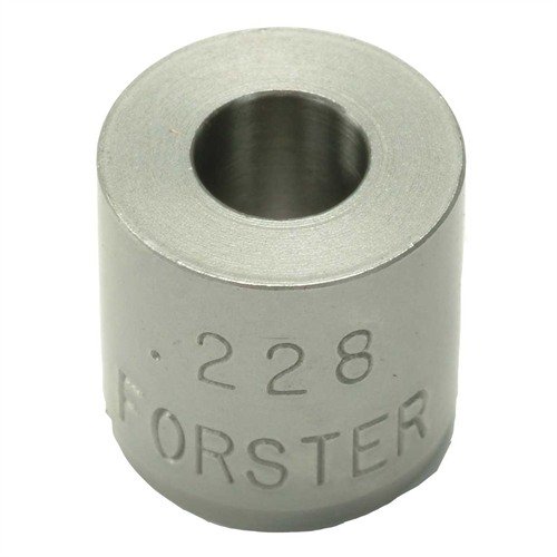 Forster Bushing Bump Neck Sizing Bushings är designade för Precision Plus Bushing Bump Dies, tillverkade i .001 tum steg och cryogeniskt behandlade för lång hållbarhet.