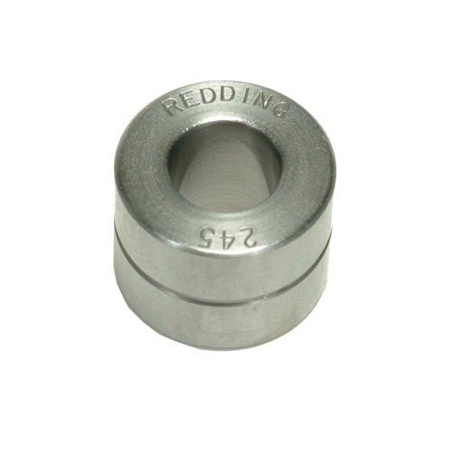Redding's 0.225" Steel Neck Bushing är värmebehandlade och handpolerade för minskad sizing effort, med hög hårdhet för hållbarhet och precision.