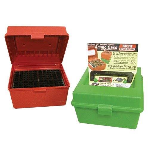 Upptäck MTM CASE-GARD HANDLE CARRY RIFLE AMMO BOX för 100 patroner! 🏹 Perfekt för skyttar som vill skydda och transportera sin ammunition enkelt.