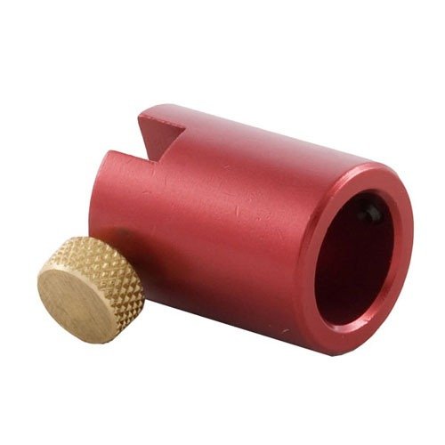 LOCK-N-LOAD BULLET COMPARATOR BODY från HORNADY ger exakt mätning av OAL och huvudutrymme med justerbara inserts, perfekt för noggrann ammunitionstillverkning.